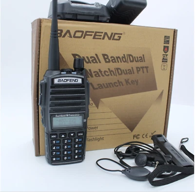 RADIO BAOFENG UV82 TRASMITTENTI LUNGA DISTANZA 10W DUALBAND WALKIE TALKIE LAVORO - Immagine 1 di 4