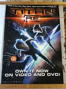 Titan A.E Original Movie DVD poster - 27" X 40" rolled new - Picture 1 of 1