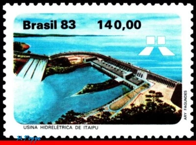 1847 BRASIL 1983 ITAIPÚ HIDROELÉCTRICA, CENTRAL ELÉCTRICA, ENERGÍA MI# 1954 C-1311 MNH Foto 1 de 2