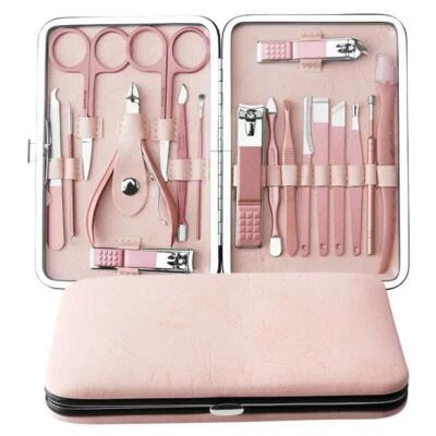 18 teiliges Maniküre Set, Nagel Schere/Nagelpflege/Nagelknipser Set, Beauty Set - Bild 1 von 4
