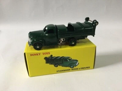 Studebaker M camion benne ordures Dinky Toys 25VS Atlas F Neuf boite prototype - Photo 1/4