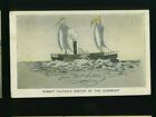 1909 Robert Fulton Steamboat Clermont - Vintage Ship/Oceanliner Postcard