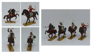LOT ANCIENS SOLDATS STYLE REMASA JECSAN COMANSI 1/32 ENV PLASTIQUE BARBARES HUNS - Imagen 1 de 24