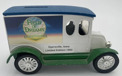 Ertl Field of Dreams Iowa 1920 Panel Van Delivery Truck Bank w/ Key - Image 1 of 4