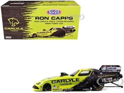 TOYOTA GR SUPRA NHRA FUNNY CAR CAPPS "CARLYLE" (2025) 1/24 BY AUTO WORLD AWN050 - Image 1 of 4