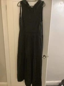 AllSaints Maxi Tier Lace Dress Black with Pockets UK 14 New With Tags RRP £145 - Picture 1 of 8