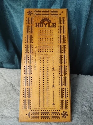  Wood Hoyle Stancraft Product USA Made NO. 5016 Multi Track Cribbage Board - Image 1 of 4