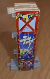 Thomas Wooden Railway Train Engine Track 3 Story Riser Race Day Relay - Picture 1 of 4