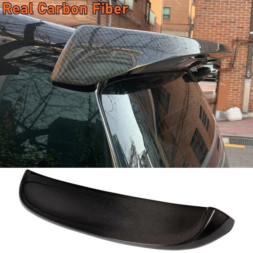 Alerón de techo trasero de carbono real para Benz Smart Fortwo 2008-2013 ala de ventana superior EE. UU. Foto 1 de 4