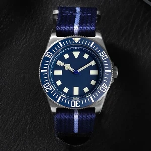 Titanium 42mm Tandorio Blue Dial Sapphire Glass Japan NH35A Automatic Mens Watch - Picture 1 of 9