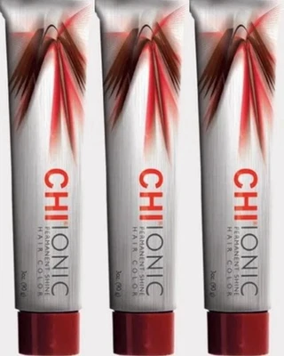 3 CHI Ionic Permanent Shine Hair Color AMMONIA FREE /  PPD FREE 3oz 1 Ship Price - Image 1 of 3