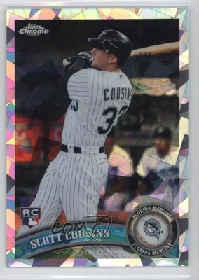 2011 Topps Chrome Atomic Refractor /225 Scott Cousins #187 - Image 1 of 2