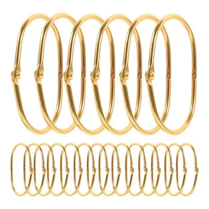 20 piezas gancho cortina de ducha anillos de riel cortinas de metal para cortinas - Imagen 1 de 12