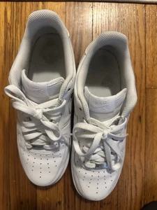 Talla 9.5 - Nike Air Force 1 Blanco Usado Sin Caja 100% Auténticas Envío Gratis - Imagen 1 de 9