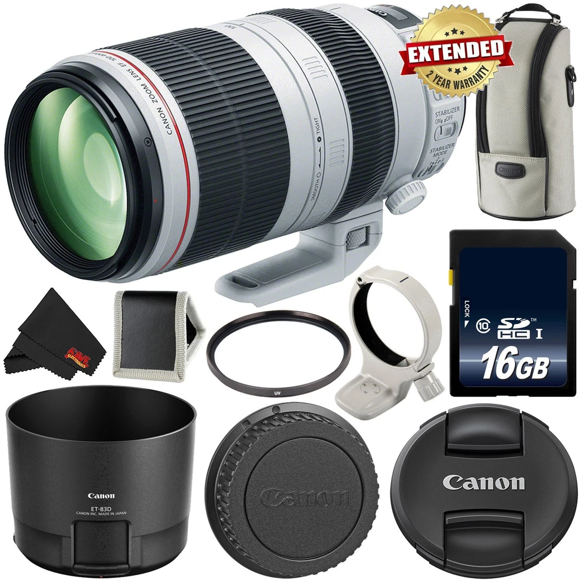 Canon 100-400mm f/4.5-5.6 Camera Lenses for sale | eBay