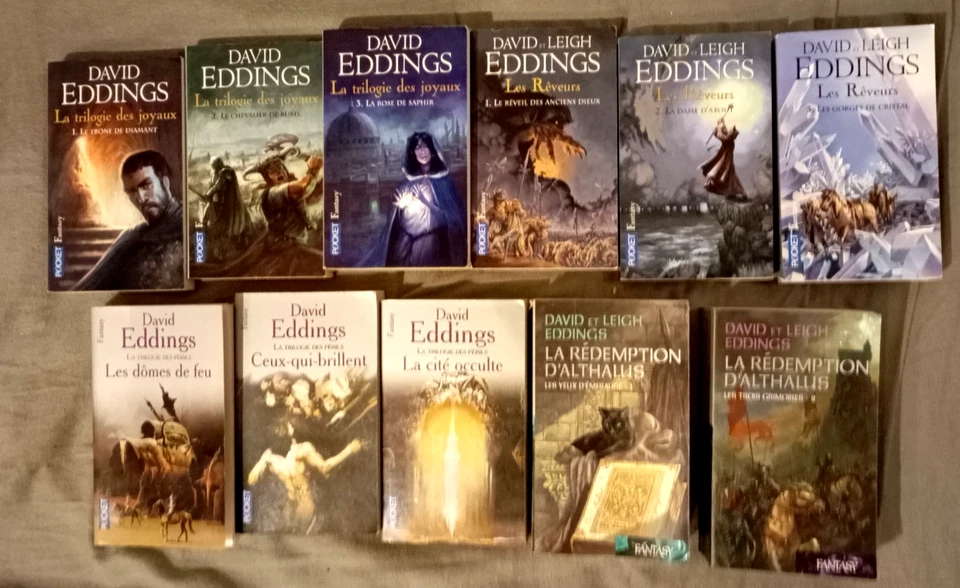 lot 11 DAVID EDDINGS trilogie des périls, des joyaux les Rêveurs 1 2 3, Althalus - Photo 1/1