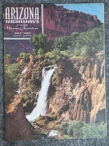Arizona Highways July 1963 Havasu Adventure Illustrated Magazine - Picture 1 of 5