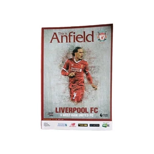 Liverpool v West Ham 2018. Premier League.Programm - Bild 1 von 2