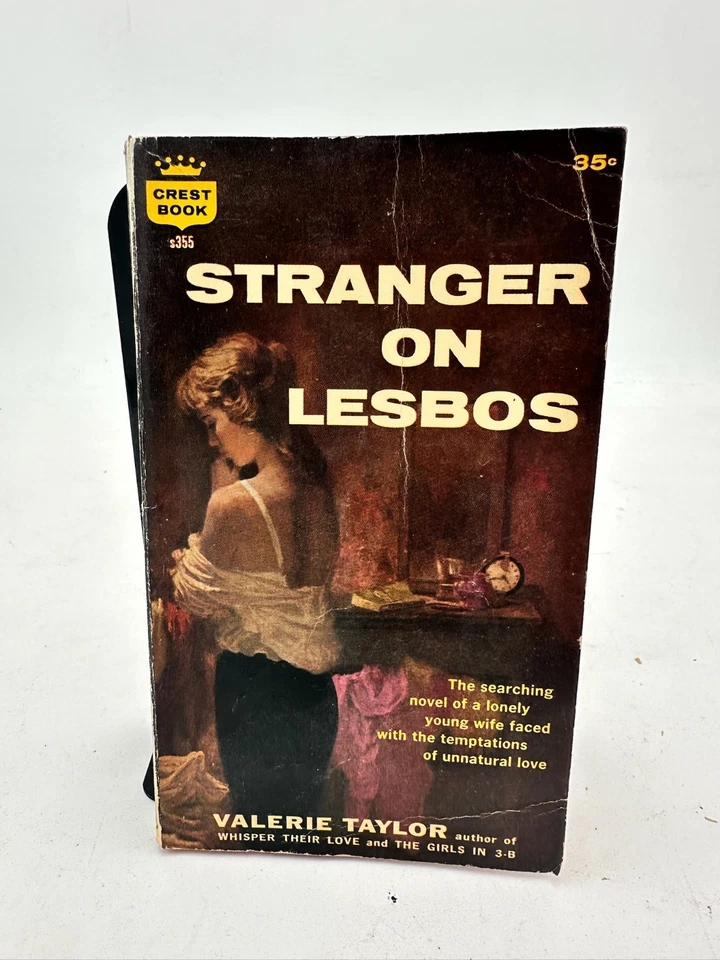 Stranger on Lesbos 1960 1st Print Valerie Taylor Vintage Sleaze Lesbian GGA Pulp - Image 1 of 4