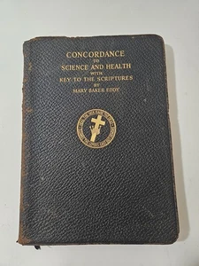 Concordance key to the Scriptures Mary Baker Eddy - Leather 1916 - 9 X 7 In - Bild 1 von 15