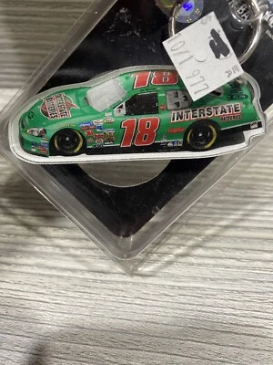 J.J. Yeley #18 Interstate Batteries Nascar Keychain Keyring New Free Shipping - Image 1 of 4
