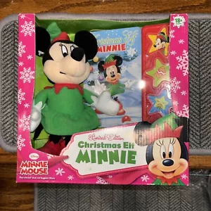 Mickey Mouse and Friends: Christmas Elf Minnie : Play-A-Sound and Minnie new - Picture 1 of 3
