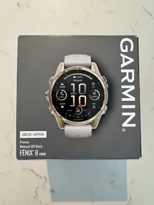 Garmin fenix 8 Softgold 43 mm Saphir mit Grau- und Sandsteinband 010-02903-10 - Bild 1 von 2