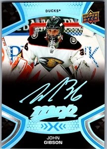 21-22 UPPER DECK MVP SUPER SCRIPT - JOHN GIBSON /25 #206 ANAHEIM DUCKS - Bild 1 von 2