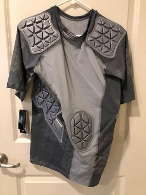 Adidas Techfit Piel de Hierro Para Hombres 5 Almohadillas Manga Corta Camiseta de Fútbol Rugby XL NUEVO NUEVO CON ETIQUETAS Foto 1 de 4