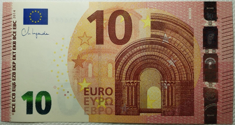 Un Billet de Dix euros - 2014 France Y Très Bon État YA6687536048 - Photo 1/4