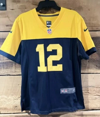Camiseta deportiva de los Green Bay Packers Aaron Rodgers Nike On Field Designer NFL juvenil talla L Foto 1 de 4