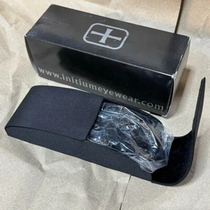 initium×calee matte black Sunglasses made in Italy collaboration with Box New - Picture 1 of 6