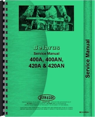 Manual de reparación de servicio de tractor Belarus 420A 400A 400AN 420AN Foto 1 de 4