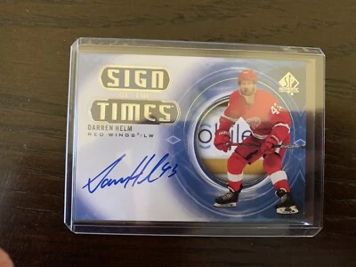 20-21 SPA Darren Helm Sign Of The Times Auto SOTT-HE - Image 1 of 2