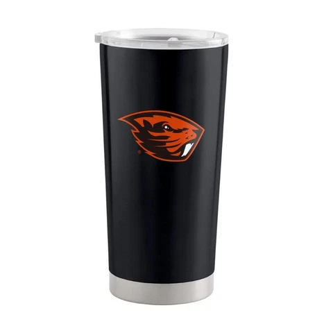 Oregon State Beavers 20oz Stainless Steel Travel Tumbler [NEW] NCAA Mug Glass Cover