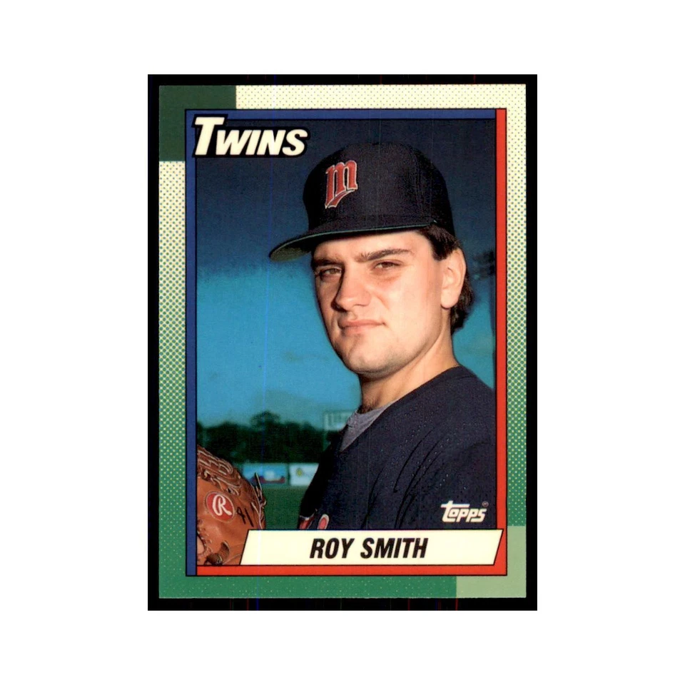 Roy Smith 1990 Topps Tiffany #672 Minnesota Twins Baseball Card NM - Image 1 of 3