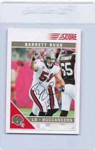 2011 Score #274 Barrett Ruud Buccaneers Signed Auto *K8857 - Picture 1 of 2