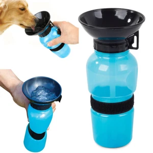 Tragbare Katze Hund Haustier Wasserflasche Trinkbecher Welpe Reisen Trinkbrunnen - Bild 1 von 1