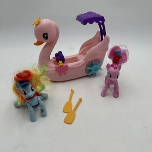 My Little Pony Pinkie Pie Row And Ride Swan Boat Explore Equestria Retired Set - Picture 1 of 19