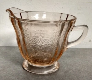 Pink MADRID Depression Glass CREAMER Nice! - Picture 1 of 4