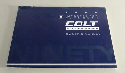 Manuale Dell'Utente / Manuale Dodge / Plymouth Colt Anno 1990 - Immagine 1 di 2