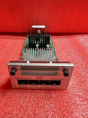 Conmutadores 3850 módulo de red Ethernet 10 Gigabit de 4 puertos Cisco C3850-NM-4-10G Foto 1 de 3