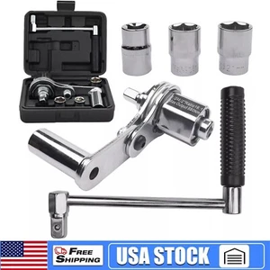 1/2" Torsional Torque Multiplier Wrench Lug Nut Remover 17/19/21mm Tire Change - Picture 1 of 17