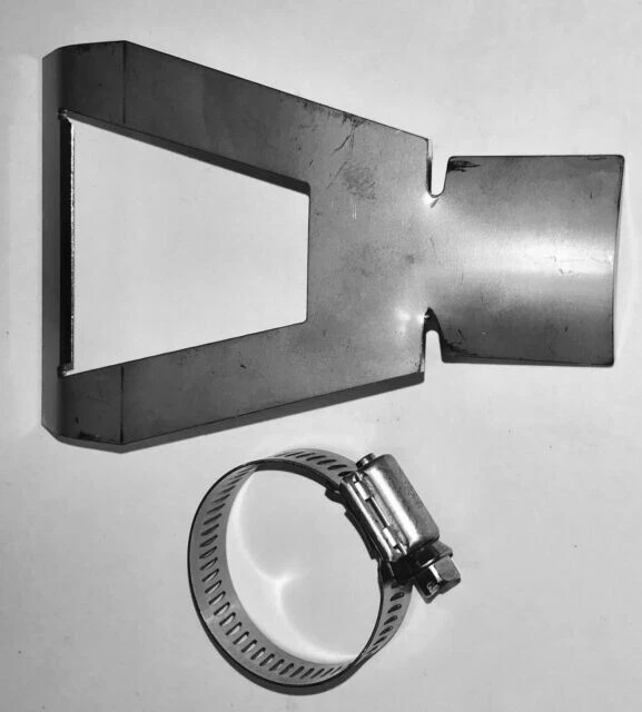 Quarter midget/Go Kart tire scraper W/stainless steel clamp - Image 1 of 1