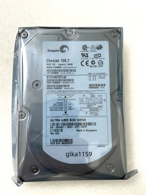 SEAGATE ST3146707LW 146GB 10K.7 3.5" SCSI U320 68PIN Cache 8MB HARD DRIVE - Image 1 of 4