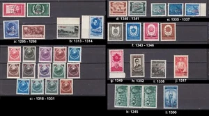 Rumania lote ex 1245 - 1352, estampado marcas sin usar #V239 - Imagen 1 de 12
