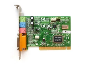 CRYSTAL CS4281 sound card PCI - GENIUS Sound maker 32X- 2000 year - Picture 1 of 4