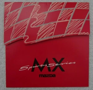 Mazda MX Sports Series Postal Brochure 1997: MX-3, MX-5, MX-6. 12 pages. Spec. - Picture 1 of 6