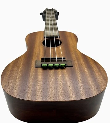 ALBA GUITAR BEADS Grüne Ukulele Perlen Saitenbinder Blöcke Akustik Elektrisch Nylon Zigarrenkiste Gitarre