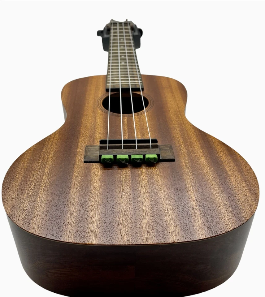 ALBA GUITAR BEADS Grüne Ukulele Perlen Saitenbinder Blöcke Akustik Elektrisch Nylon Zigarrenkiste Gitarre